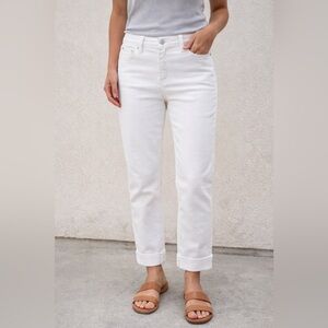 NEW Lucky Brand Women's Crisp White Cropped Jeans
